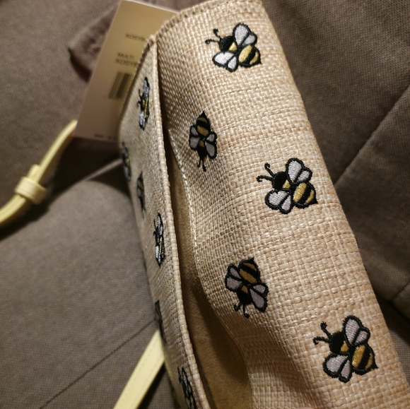 Betsey Johnson Bee Embroidered Crossbody Bag - Picture 5 of 6